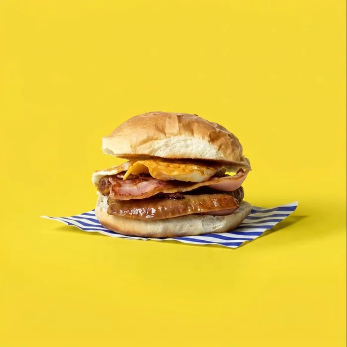 Breakfast butty — after