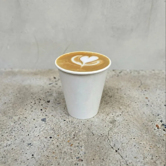 Flat white — after