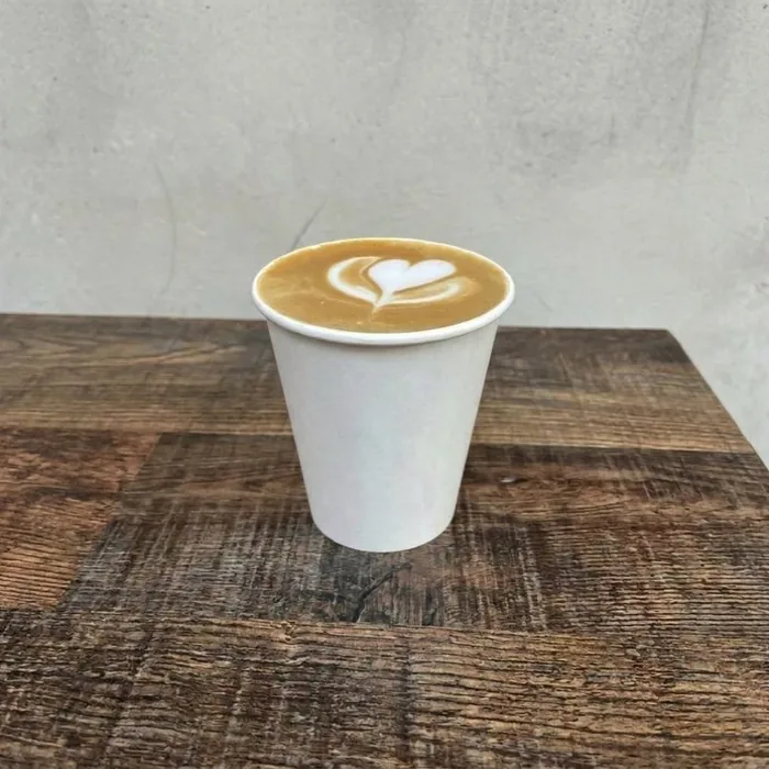 Flat white — before