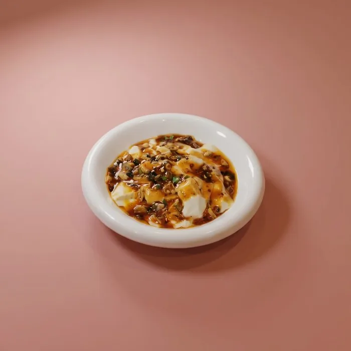 Mapo tofu — after