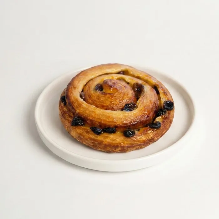 Pain au raisin — after